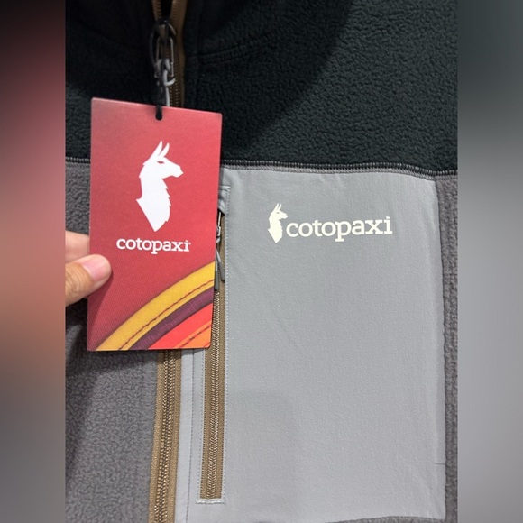 Cotopaxi Men’s Medium Abrazo Half-Zip Fleece Jacket Black Cinder GreyNWT - Picture 5 of 8